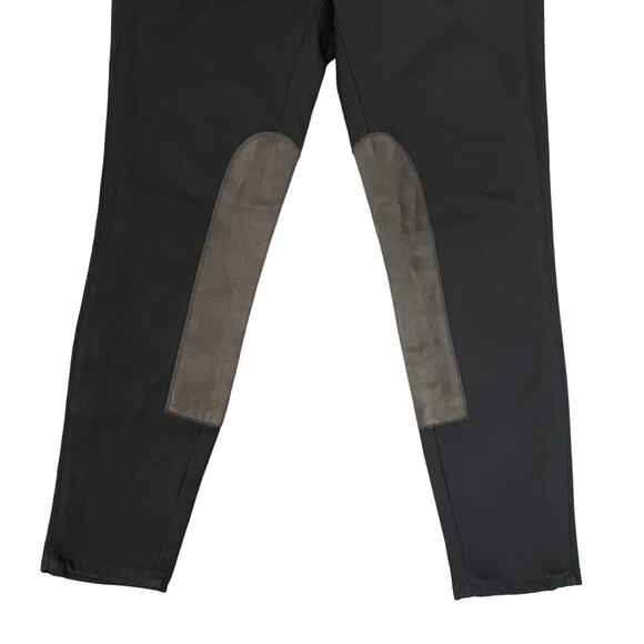 GAP Women's Equestrian Style Pants Riding Faux Suede Stretch  Size 2 Black Gray - Picture 4 of 10